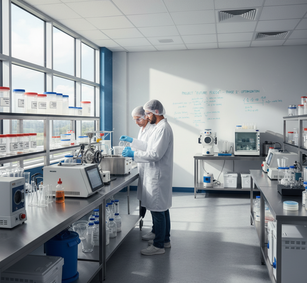 Pilot production equipment for mid-scale manufacturing