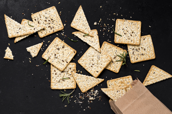 top-view-crackers-with-paper-bag